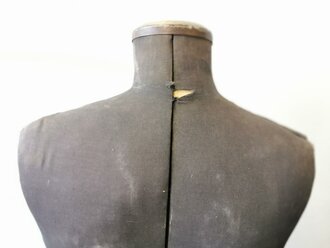 Schneiderbüste männlich, Umfang 5fach verstellbar, schwarzer Stoffbezug