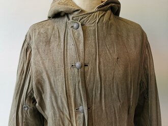 Wehrmacht, Winter Wendejacke mausgrau/weiß. Getragenes Stück