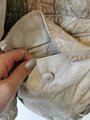 Wehrmacht, Winter Wendejacke mausgrau/weiß. Getragenes Stück