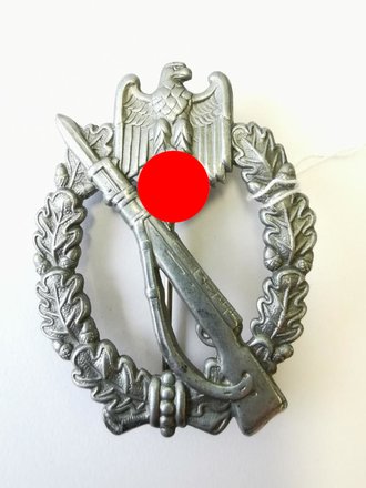 Infanterie Sturmabzeichen in silber, hohl geprägtes Stück, nicht magnetisch