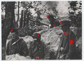 Presseaufnahme "Zu den schweren Kämpfen an der Ostfront", Maße 24 x 18 cm