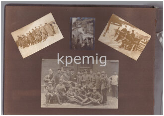 1.Weltkrieg Fotoalbum, 112 Fotos mit militärischem Bezug