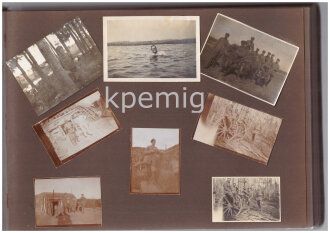 1.Weltkrieg Fotoalbum, 112 Fotos mit militärischem Bezug
