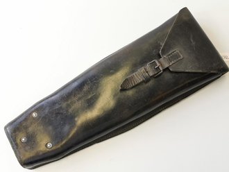 Pionier, Tasche für die kurze Drahtschere der Wehrmacht datiert 1939, getragenes Stück in gutem Zustand