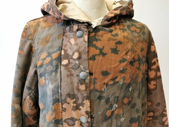 Waffen SS Winterwendejacke, getragenes Stück