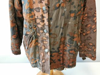 Waffen SS Winterwendejacke, getragenes Stück