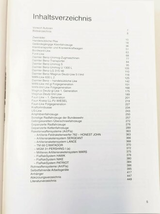 "Die Rad- und Kettenfahrzeuge der Bundeswehr 1956 bis heute", 450 Seiten