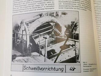 "Panzerfertigung im zweiten Weltkrieg", mit persönlicher Widmung, 144 Seiten