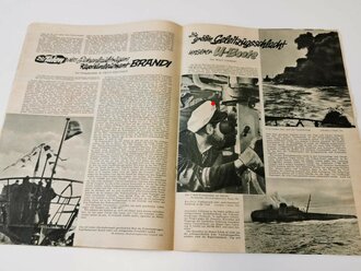 Die Kriegsmarine, Heft 11, erstes Juni - Heft 1943, "Torpedierung des Flugzeugträgers Ranger "