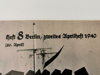 Die Kriegsmarine, Heft 8, zweites Aprilheft 1940,...