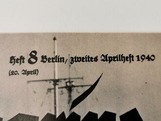 Die Kriegsmarine, Heft 8, zweites Aprilheft 1940, "zum 20. April 1940 "