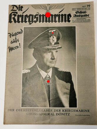 Die Kriegsmarine, Heft 19, Erstes Oktober Heft 1943, Schulausgabe "Jugend aufs Meer!"