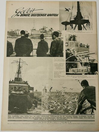 Die Kriegsmarine, Heft 21, Erstes November Heft 1943, "Befehlsübermittler auf einem U-Bootjäger im Mittelmeer"