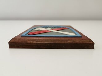 Bundeswehr, dekorative Wandtafel "Boelcke", Maße ca 15 x 20 cm