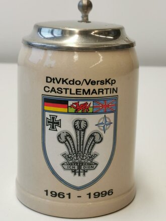 Bierkrug Bundeswehr "DtVKdo/VersKp Castlemartin...