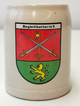 Bierkrug Bundeswehr "Begleitbatterie 5"
