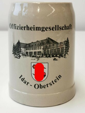 Bierkrug Bundeswehr "Offizierheimgesellschaft Idar-Oberstein"