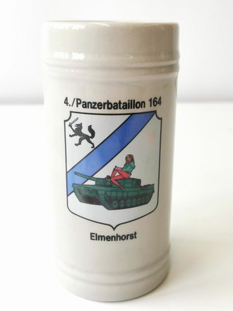Bierkrug Bundeswehr "4./ Panzerbataillon 164 Elmenhorst"