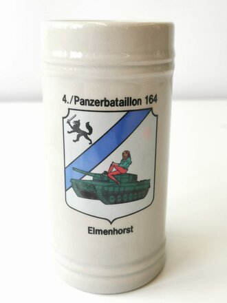 Bierkrug Bundeswehr "4./ Panzerbataillon 164...
