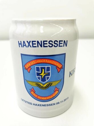 Bierkrug Bundeswehr "Haxenessen Ehem....