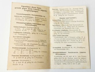 Legitimations-Karte, Infanterie Leib Regiment gültig...