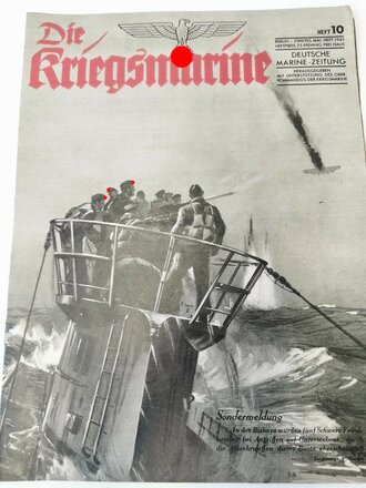 Die Kriegsmarine, Heft 10, zweites Mai - Heft 1943, "Sondermeldung"