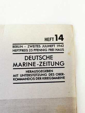 Die Kriegsmarine, Heft 14, zweites Juli - Heft 1942,...