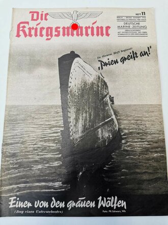 Die Kriegsmarine, Heft 11, erstes Juni - Heft 1942,...