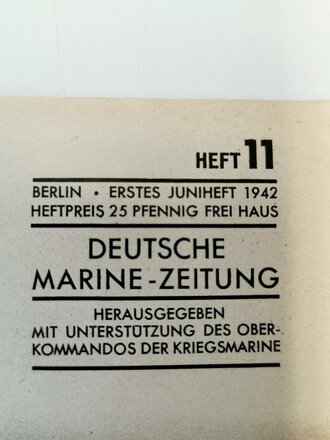 Die Kriegsmarine, Heft 11, erstes Juni - Heft 1942,...