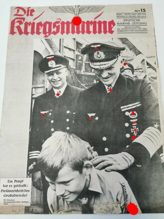 Die Kriegsmarine, Heft 15, erstes August - Heft 1943,...