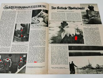 Die Kriegsmarine, Heft 15, erstes August - Heft 1943, "Ein Pimpf hat es geschafft: Die Unterschift des Großadmirals!"
