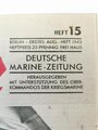 Die Kriegsmarine, Heft 15, erstes August - Heft 1943, "Ein Pimpf hat es geschafft: Die Unterschift des Großadmirals!"