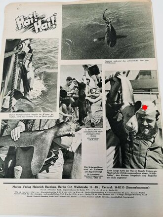 Die Kriegsmarine, Heft 17, erstes September - Heft 1943, "U-Boot auf der Fahrt ins Operationsgebiet im schwarzen Meer"