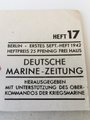 Die Kriegsmarine, Heft 17, erstes September - Heft 1942, "Diesen Augen entgeht nichts!"