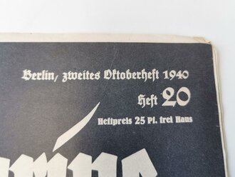 Die Kriegsmarine, Heft 20, zweites Oktoberheft 1940,...