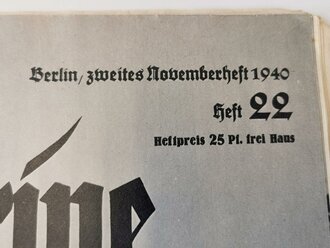 Die Kriegsmarine, Heft 22, zweites Novemberheft 1940,...