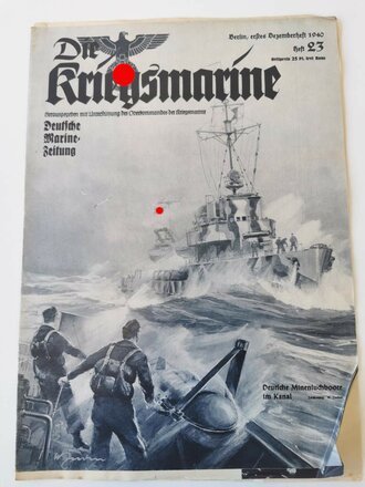 Die Kriegsmarine, Heft 23, erstes Dezemberheft 1940, "Deutsche Minensuchboote im Kanal"