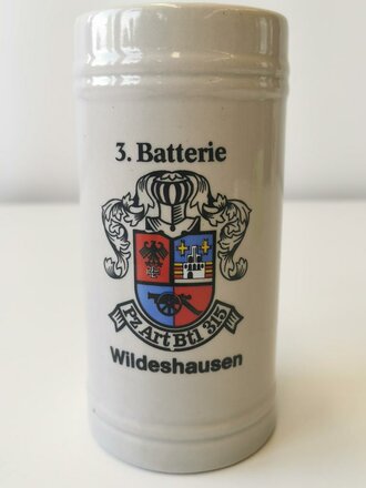 Bierkrug Bundeswehr "3. Batterie Wildeshausen"