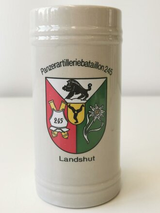 Bierkrug Bundeswehr "Panzerartilleriebataillon 245...