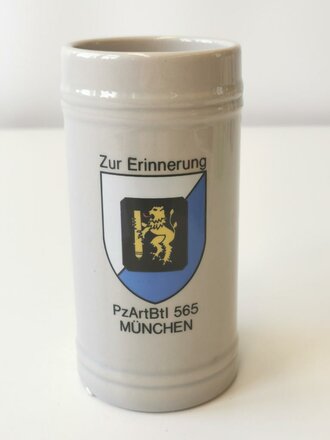 Bierkrug Bundeswehr "Zur Erinnerung PzArtBtl 565...