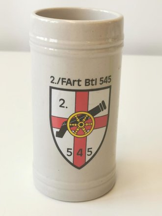 Bierkrug Bundeswehr 2./ FArt Btl 545