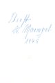 Studioaufnahme eines Obersten mit Ritterkreuz des Eisernen Kreuzes, Rückseitig mit Kugelschreiber beschriftet, wohl Nachkriegsabzug,  Maße10 x 15 cm
