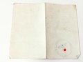 "Ausweis für Grabenkämpfer"  eines Angehörigen des Grenadier Regiment 574, ausgestellt im November 1944, Dazu ein Ausweis für Hilfskrankenträger des gleichen Mannes