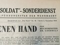 "Der Politische Soldat" - Sonderdruck aus ,,Das Reich´´ Nr. 45 / Berlin 5. November 1944