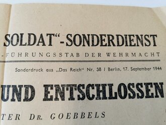 "Der Politische Soldat" - Sonderdruck aus ,,Das...