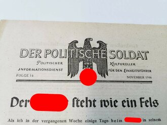 "Der Politische Soldat" - Politischer und...