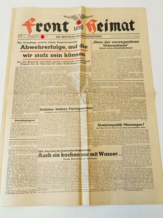 "Front und Heimat" - Die Deutsche Soldatenzeitung, Nr 57, November 1944