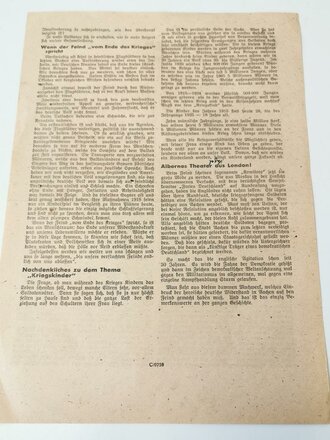 "Mitteilungen für die Truppe", November 1944, Nr. 376