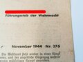 "Mitteilungen für die Truppe", November 1944, Nr. 376