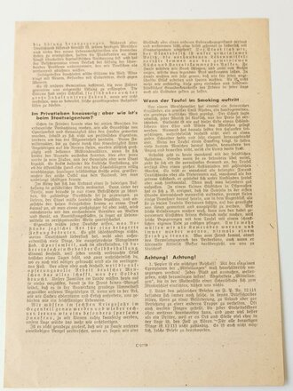 "Mitteilungen für die Truppe", November 1944, Nr. 381